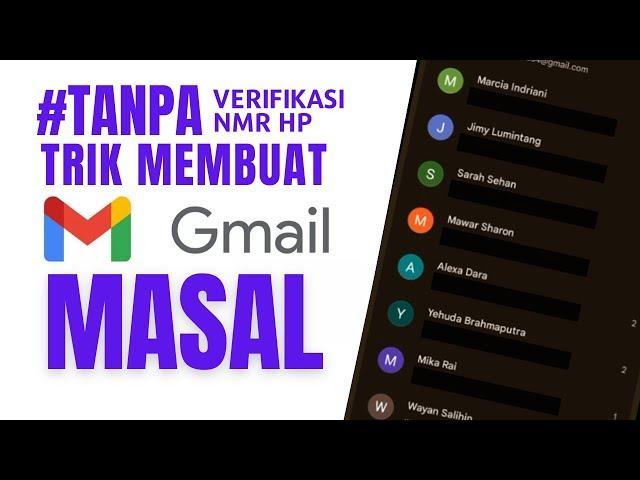 Trik Tersembunyi: Cara Membuat Akun Gmail Tanpa Verifikasi No. Telepon