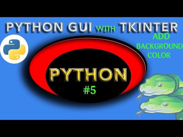 python with tkinter how to add a background color to python