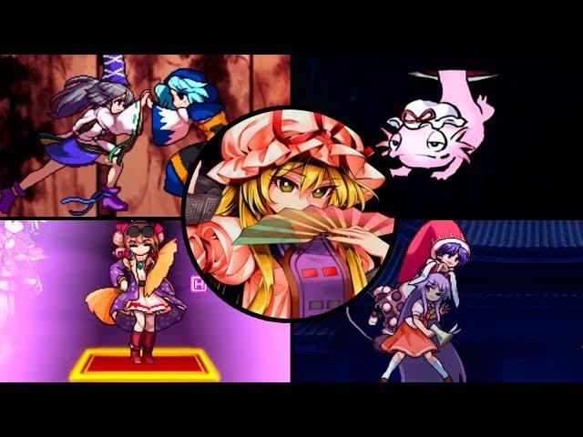 東方憑依華 ～ AoCF - All Special Pre-Fight Intros, Mamizou's Interactions, Spell Cards & Last Words