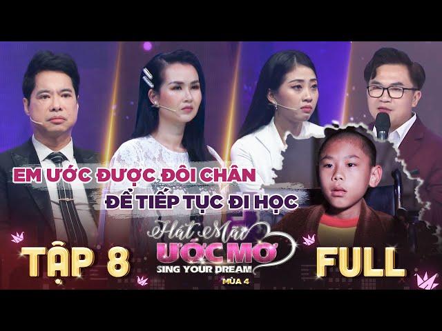 Sing Your Dream S4E8 - The 12-year-old disabled boy with the dream of having legs makes Ngoc Son sad