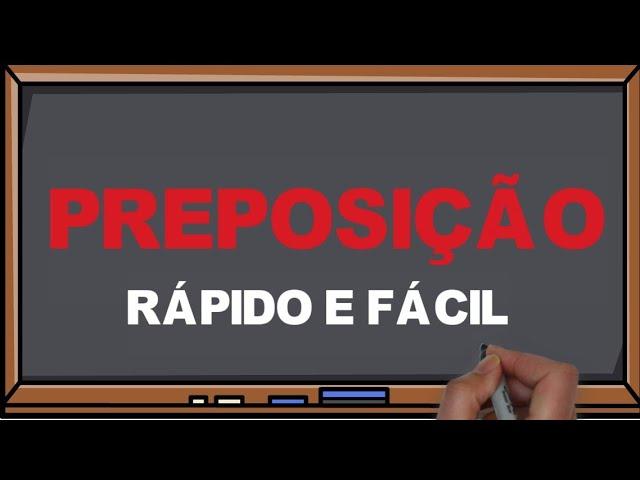 O que é Preposição? Fácil I Português On-line