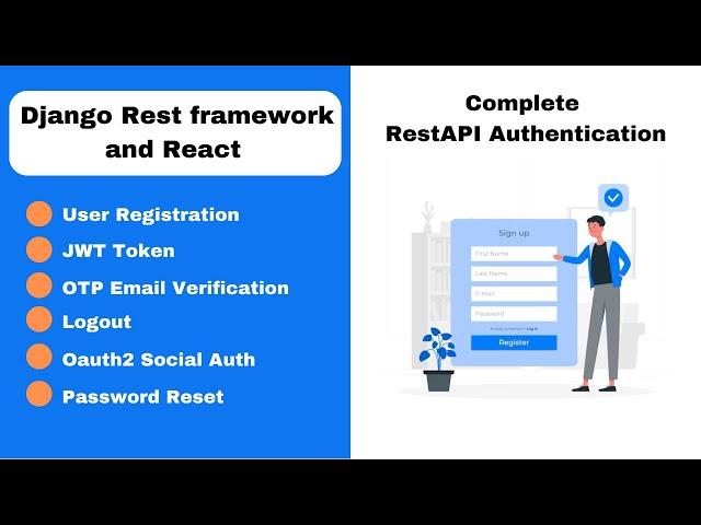 Complete Django Rest Framework JWT Authentication System