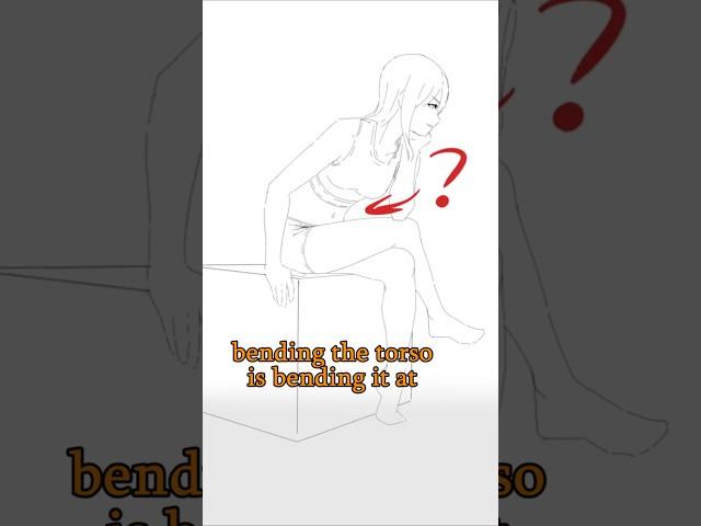 Mistake When Drawing Torso - Quick Art Tips #art #sketch #shorts #tutorial #drawingtutorial #anime