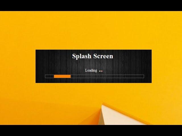 C# Splash Screen