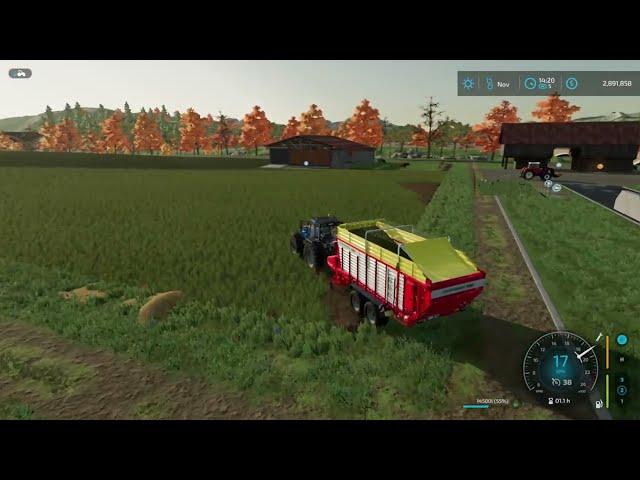 Farming Simulator 22 Gameplay in Hindi PC Part 5 make hay bales Round Bale Silage