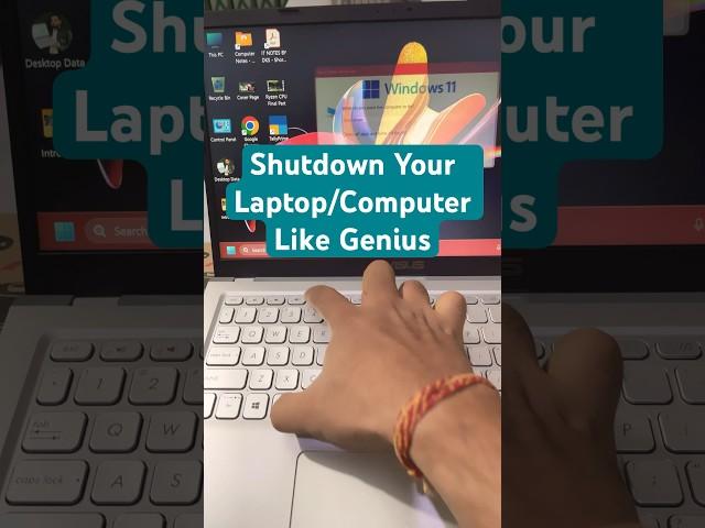 How to shutdown a computer or laptop | How to shutdown shortcut key #shorts #viral #computer