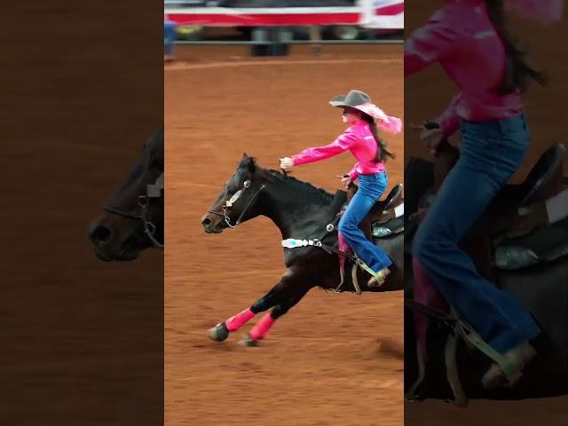 That shirt tho #streakinlilwayne #baileyfowler #shorts #stallion #fypシ #barrelracing