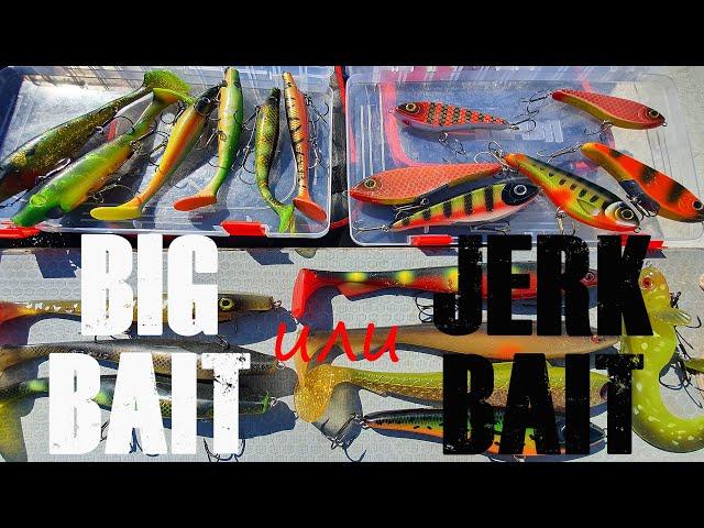 Щука на BIG BAIT или JERK BAIT, что лучше!