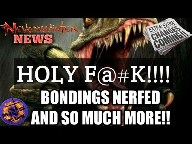 NEVERWINTER MOD 12 BONDING RUNESTONES NERFED! NEVERWINTER NEWS HUGE CHANGES COMING! PC XBOX PS4