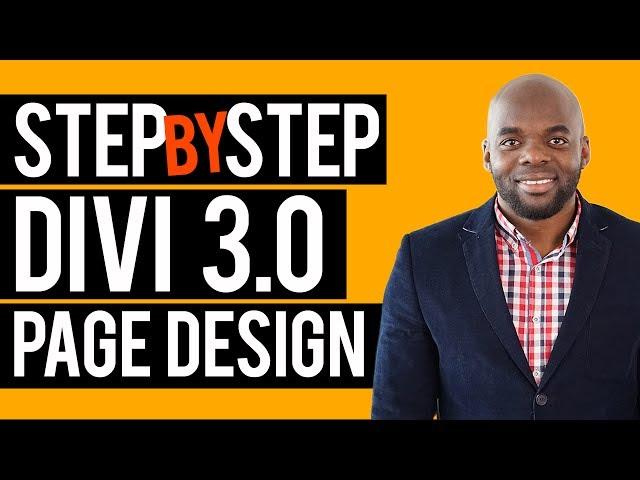 New Divi theme 3.0 tutorial | Design an Awesome Landing Page