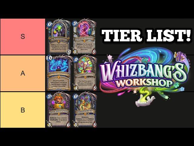 A Hearthstone tier list of EVERY LEGENDARY from Whizbang’s Workshop!