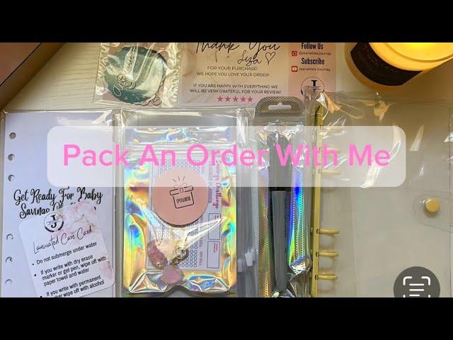 Pack An Order With Me 🩷 | Cash Stuffing Small Business