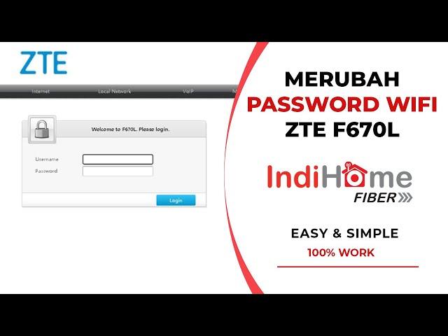 How to Change ZTE F670L Wifi Password