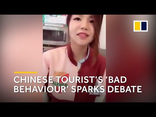 Chinese tourist’s ‘bad behaviour’ sparks debate