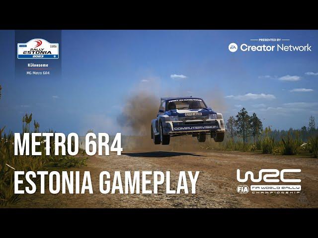 EA Sports WRC // Metro 6R4 // Estonia Rally - Külaaseme // EA Creator Network #ad