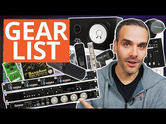 What you need for a LEGIT home studio setup