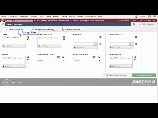 3.  Employee, Position, Job - FAST Human Resource Resporting v3.5