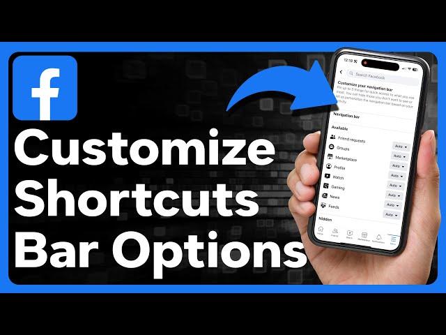 How To Customize Facebook Shortcuts Bar Settings