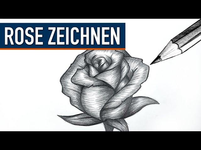 Rose Drawing - Complete Drawing Exercise for Your Pencil Drawing - Learn to Draw with DrawTut