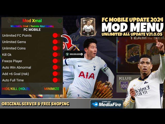 Update !! FC Mobile Apk Mod Menu Xmal v.21.0.05 2024 | New Feature & Free shopping