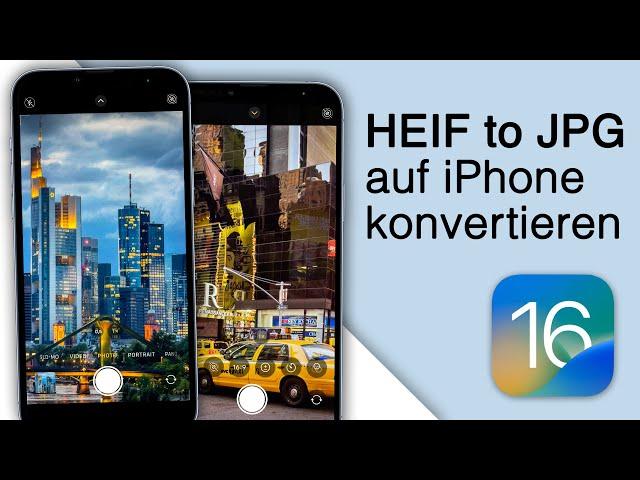 HEIC/HEIF Fotos in JPG oder PNG mit iPhone umwandeln! [Neue Methode]