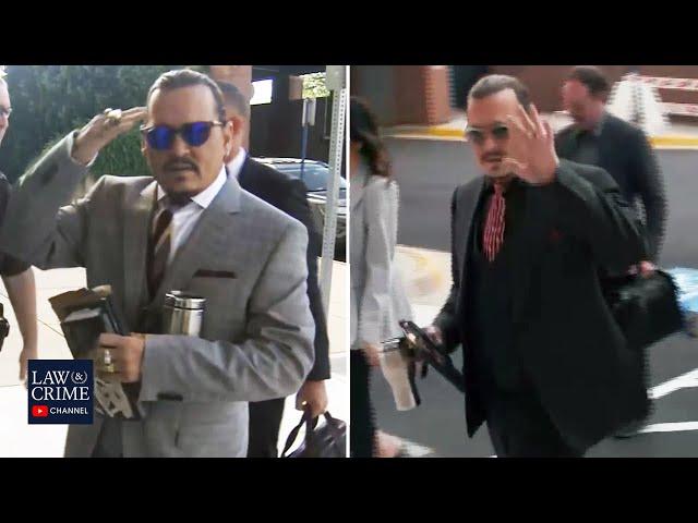 Top 10 Moments of Johnny Depp Arriving at Court