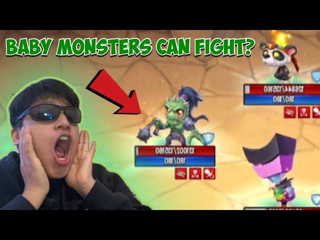 Fighting with Baby Monsters‼️ (Monster Legends)