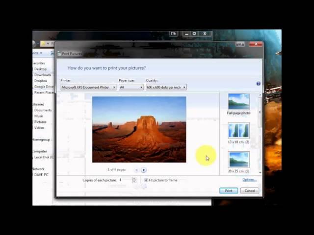 Printing Made Easy: How to Select and Print Multiple Pictures on Windows 7 without Special Software