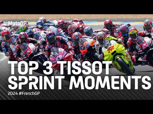 Top 3 Tissot Sprint Moments  | 2024 #FrenchGP