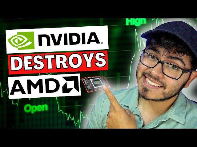 Nvidia Stock B200 Destroys AMD MI300X