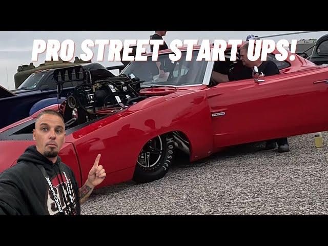 30+ Pro Street Cars and Trucks Starting and Revving at Battle In Bama