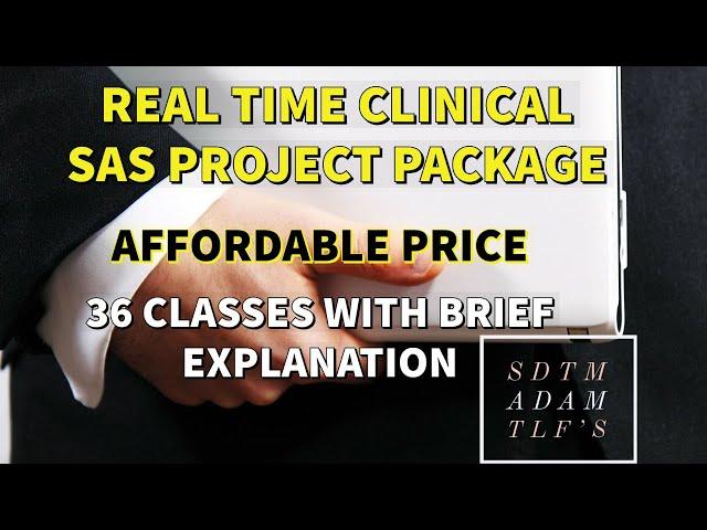 REAL TIME CLINICAL SAS PROJECT PACKAGE