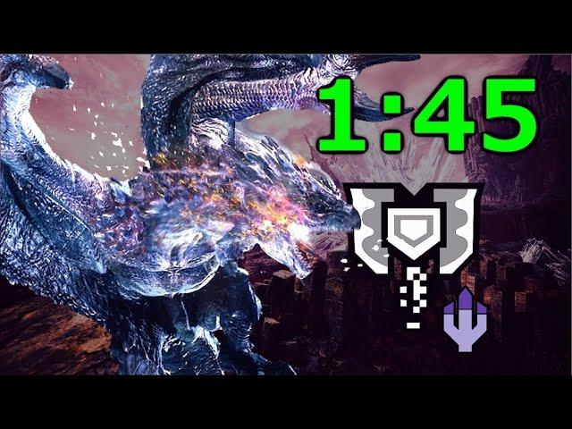 Silver Rathalos Solo Charge Blade 1'45'' | MHW Iceborne