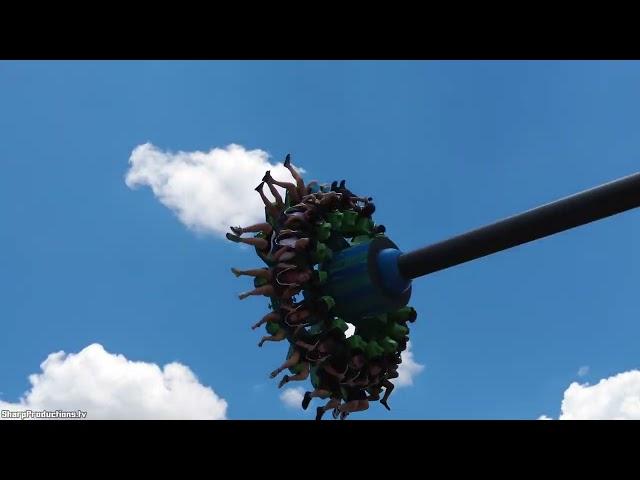 Sea Swinger family swing ride at SeaWorld San Antonio