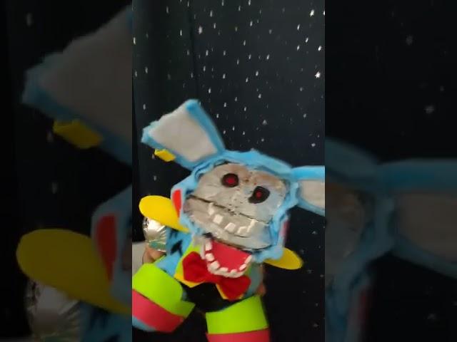 Fnaf U.S.E.P.P JumpScare Shorts #14: Shattered Glamrock Toy Bonnie | (New)