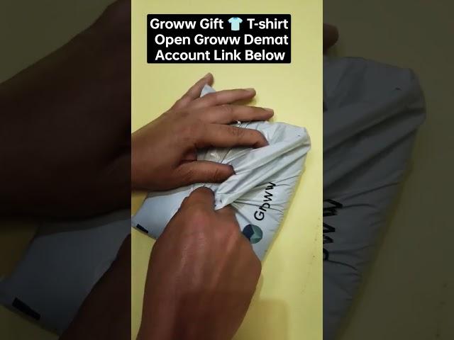 Groww Gift T-shirt  I Groww T shirt I Groww Gift Free T Shirt I Free T shirt gift by Groww