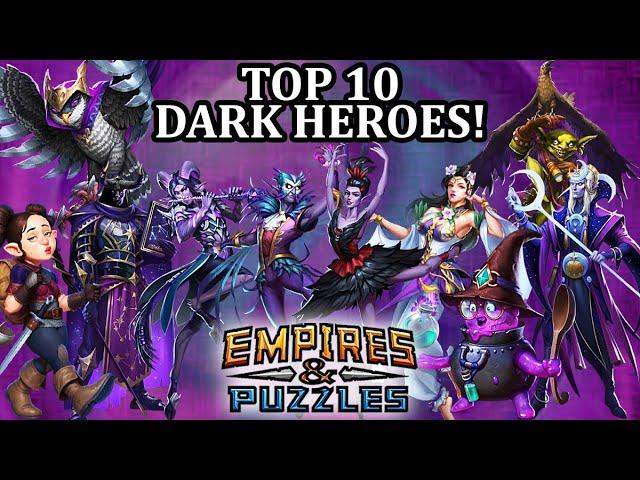 Top 10 Ranking of Dark/Purple Heroes RIGHT NOW! Empires And Puzzles