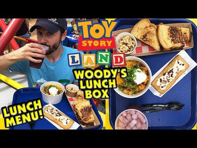 Woody's Lunch Box Lunch Menu - Toy Story Land! - Disney's Hollywood Studios