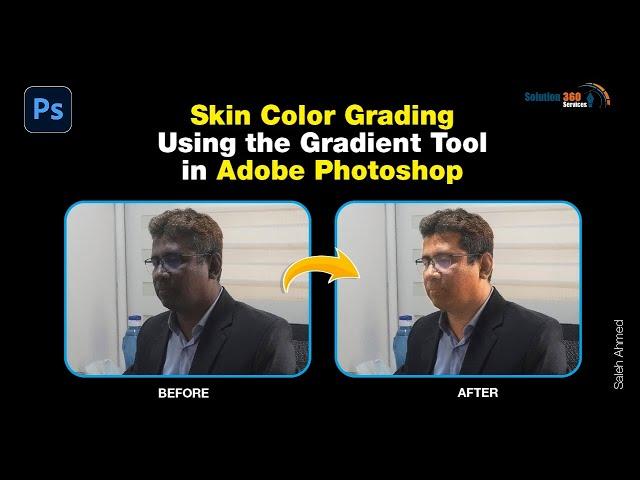 Skin Color Grading Using the Gradient Tool in Adobe Photoshop