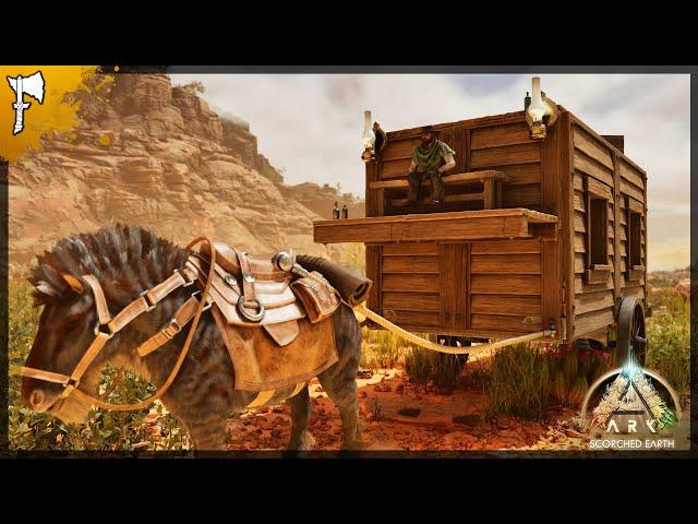 Using Wagons in ARK Survival Ascended