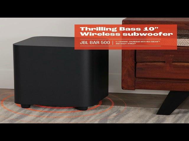 Christmas Sale: JBL Bar 500: 5.1-Channel Soundbar with MultiBeam™ and Dolby Atmos®