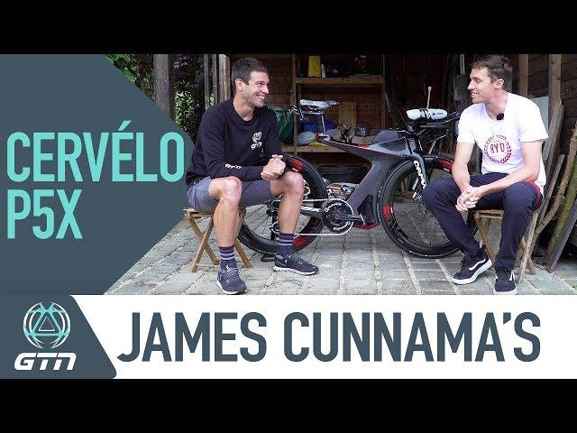 James Cunnama's Cervélo P5X Pro Triathlon Bike