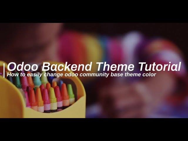 Odoo Backend Theme Tutorial