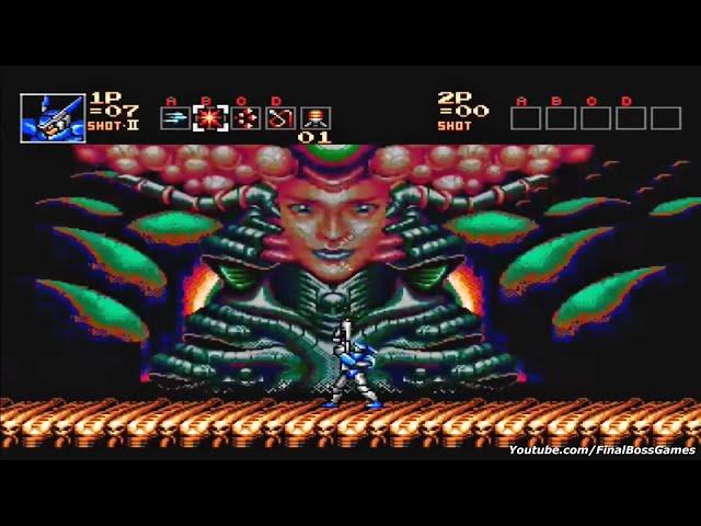 Probotector - All Bosses (Sega Genesis/Mega-Drive)