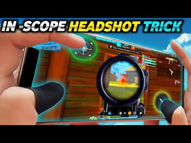 In Scope Headshot Tips and Tricks Free Fire  In Scope Only Red Numbers Trick 