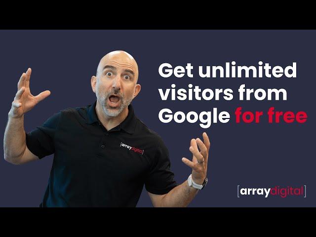 Webinar Get unlimited visitors from Google for free