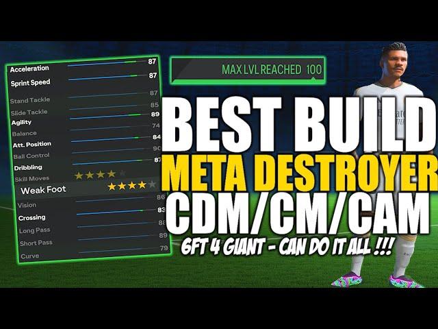 FC 24 | *NEW* UNSTOPPABLE  Pro Clubs CDM Build: All-Rounder *MAX LEVEL 100* (CAN DO IT ALL)