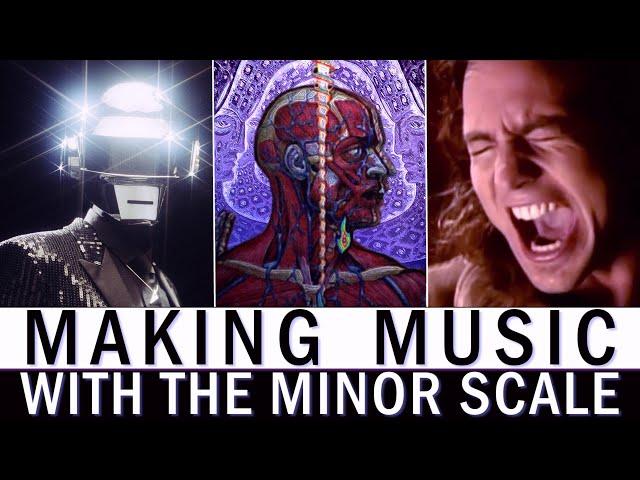 How to Sound Like Daft Punk, Tool, or EVERY Rock Band using Minor/Aeolian [Riffing With Modes #6]