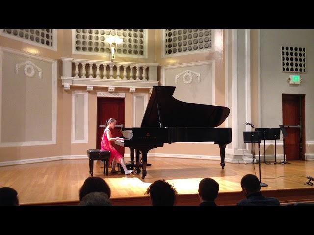 Catherine Li - Mozart Fantasie K397 and Debussy Golliwog's Cakewalk