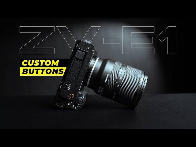 Sony ZV-E1: The BEST Custom Button Settings